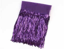 Декоративная бахрома с пайетками , 30 см. 5 метров, Т-00015, Цвет: Purple