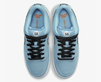 Nike Sb Dunk Low Golf Club 58 (Экозамша) сверху