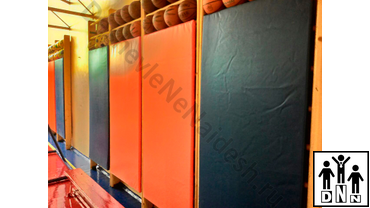 Мягкая защита (маты протекторы) на стены