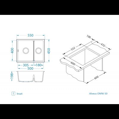 Мойка Alveus Omni 50