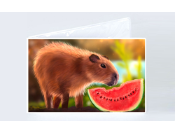 Обложка на зачетную книжку Капибара, Kapibara-san №3