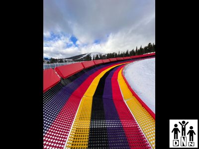 Мат защитный для горнолыжных трасс "Карман" 0,5*2*0,17 крепление на люверсах DNN