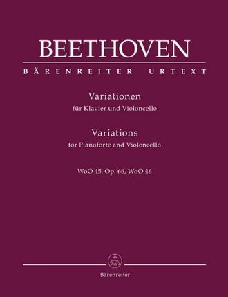 Beethoven. Variationen für Violoncello und Klavier