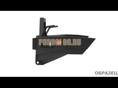 Передний силовой бампер без дуг серии Трофи на Nissan Patrol Y61 2004-2010 (02.008.11)