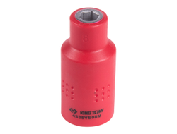 Головка торцевая диэлектрическая шестигранная 1/2", 8 мм KING TONY 4335VE08M