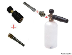 Комплект с LS 3 KW + переходники для профессионального пистолета Karcher.