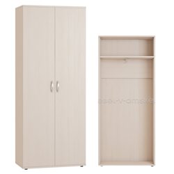 ОМ840 Шкаф 2-х дверный для одежды "Гермес". Размер: 804х1974х424.