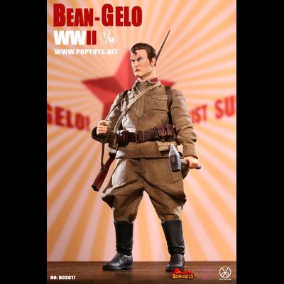Красноармеец-рабочий Кайл - Коллекционная ФИГУРКА 1/12 Bean Gelo Series The working class soldier Kyle (BGS017) - POPTOYS