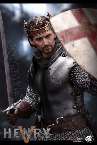 Генрих 5 (Том Хиддлстон) 1/6 Scale King Henry V (The Hollow Crown, Tom Hiddleston), EX22-A POPTOYS