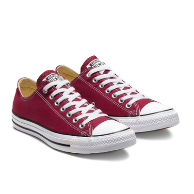Кеды Конверс бордовые низкие M9691 фото