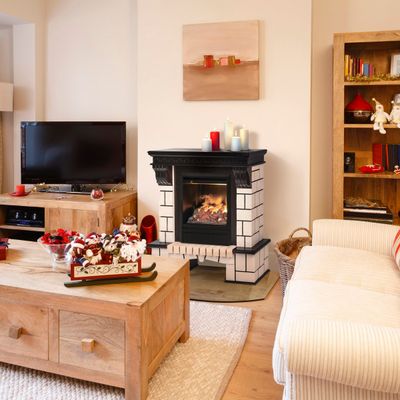 Электрокамин Stone AO с очагом 3D Olympic