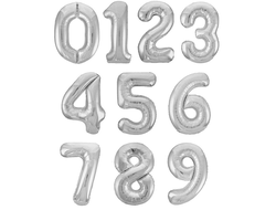 Цифры серебро