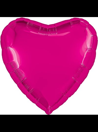 Сердце фуксия 45см