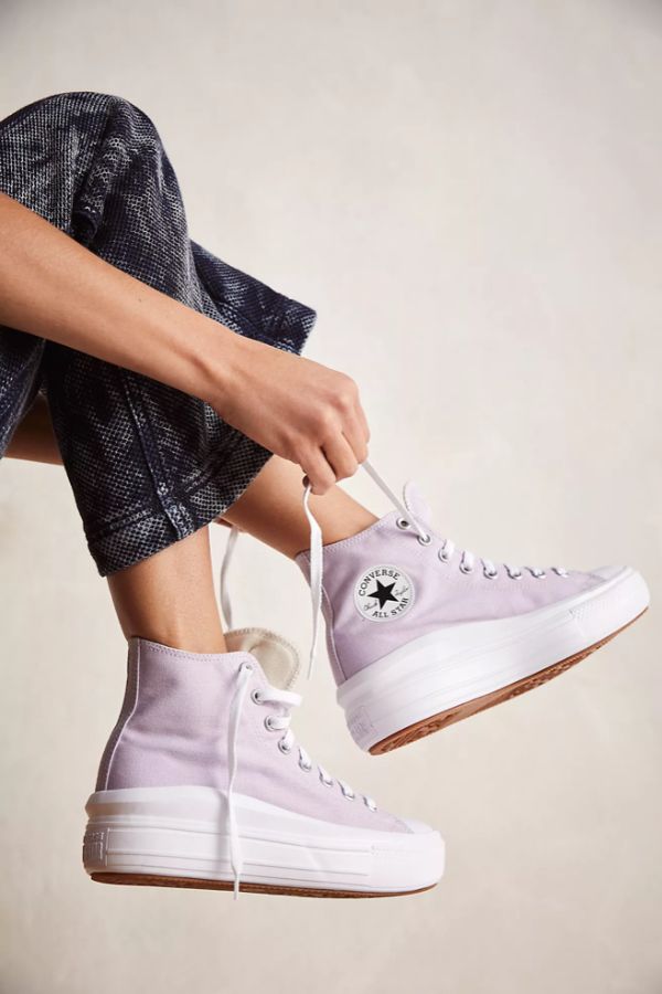 Купить кеды Converse Chuck Taylor All Star Move Platform Seasonal Color  высокие розовые в СПб с доставкой