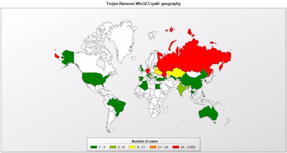 карта распространения фантомаса