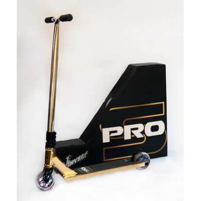 Самокат трюковый S-PRO золотой хром
