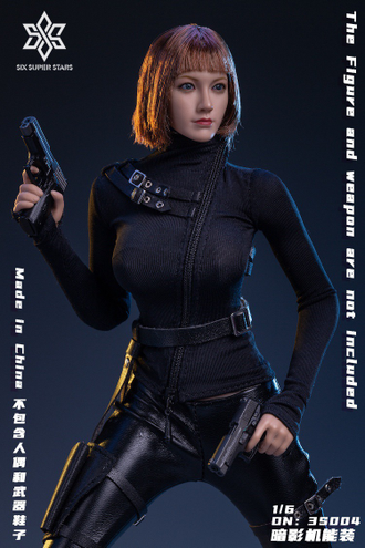 Женский костюм ниндзя - 1/6 Female Agent Concealed Stealth Suit (3S004) - 3STOYS