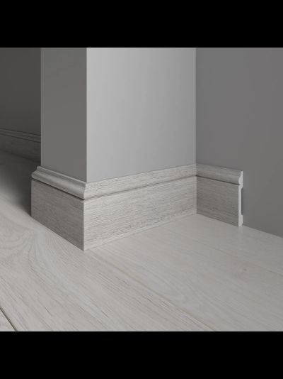 Напольный плинтус Decor-Dizayn 005-89SH, влагостойкий, ударопрочный, 2,4 метра