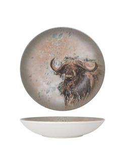 Тарелка d=250 мм. глубокая 1300 мл. h=50 мм. Саванна BONNA, форма Банкет