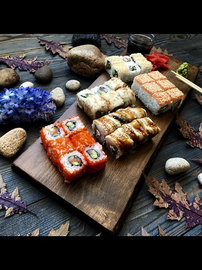 доска для подачи блюд, тёмная