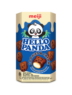 Печенье Meiji Hello Panda кукис крем 45 гр (10 шт)*8