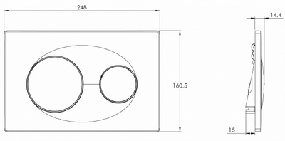 Комплект унитаза c инсталляцией Azario Gloria с быстросъемным сидением микролифт + клавиша черная матовая