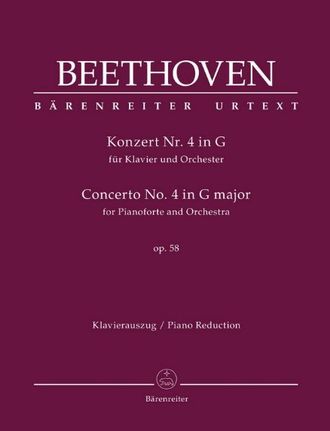 Beethoven. Konzert №4 G-Dur op.58 für Klavier und Orchester für 2 Klaviere