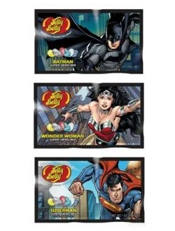 Джелли Белли Жевательные конфеты 28гр  пакет  МИКС СУПЕРГЕРОЕВ (30)