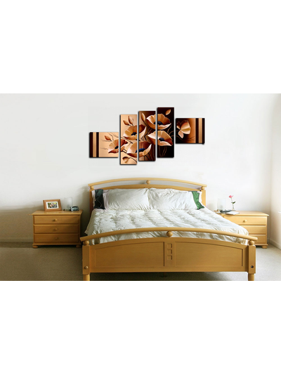 Модульная картина "Необычные цветы"