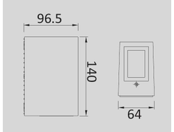 Архитектурная подсветка серии  TUBE(2 широких луча)