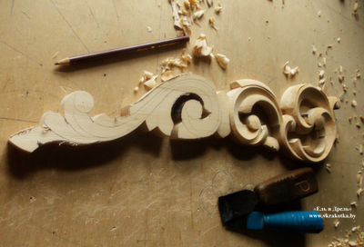 Резной декор ручная работа