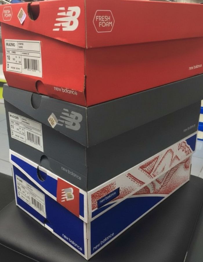new balance коробка