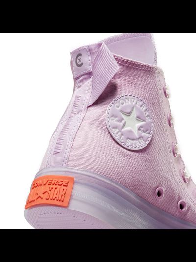 Кеды Converse All Star сиреневые высокие