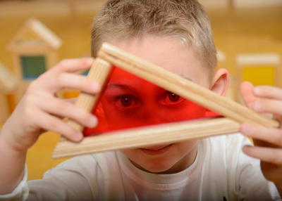 Радужные блоки с зеркалами (51 шт)