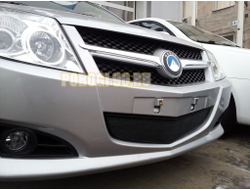 Защита радиатора Geely MK black