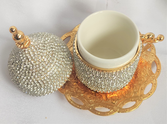 Кофейный набор со стразами "Роскошь" Турция арт.370