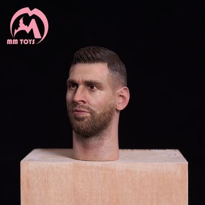 Скульпт с шеей (Лионель Месси) - 1/6 Messi head sculpture (MM003) - MM TOYS