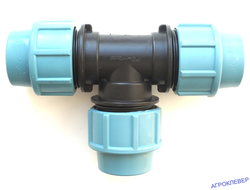 Тройник компрессионный 32х32х32