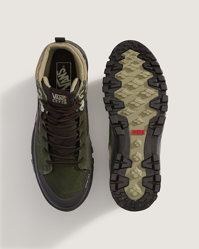 Кеды зимние Vans Sk8-Hi Gore-Tex Insulated Dark Green Dark Brown