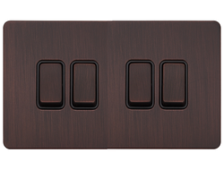 Переключатель 4-клавишный T&J Electric Ultimate II Bronze