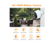 Автономная беспроводная Wi-Fi  IP камера 1080P с аккумулятором