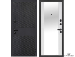 Ника Зеркало Фацет Эммалит белый