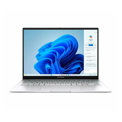 Ноутбук ASUS Zenbook 14 UX3405CA OLED 2.8K 120Hz, Intel Core Ultra 9 285H, RAM 32 ГБ, SSD 1024 ГБ, Intel Arc 140T, Windows Home, (UX3405CA285-0ECSXBJX20), серебристый, Русская раскладка
