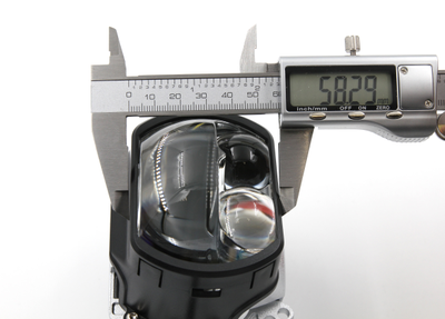 Билед модули Aozoom B-13 2024 (прямоугольные) 3.0 дюйма, 3 чипа, тройная линза, 2 кулера охлаждения, 5500K, 12V, 47W/79W, крепление 3R (комплект, 2шт)