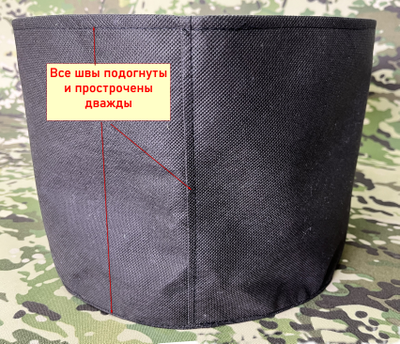 Кашпо садовое 7 литров. Умный тканевый горшок Гроубэг