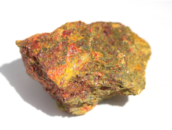 Аурипигмент, Реальгар, коллекционный образец (77*55*45 мм, 263 г) №6418