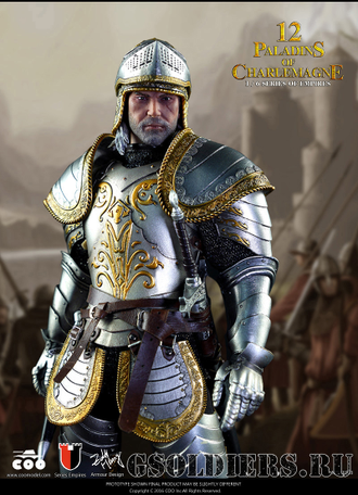 Купить коллекционную фигурку рыцаря Паладина Карла Великого (Paladins of Charlemagne SE003) COOMODEL
