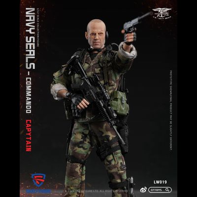 Капитан "морских котиков" США - Коллекционная фигурка 1/12 SCALE SEAL Special Assault Team Captain (LW019) - CRAZY FIGURE