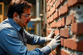 монтаж обмуровки котла ДКВр 4/13С