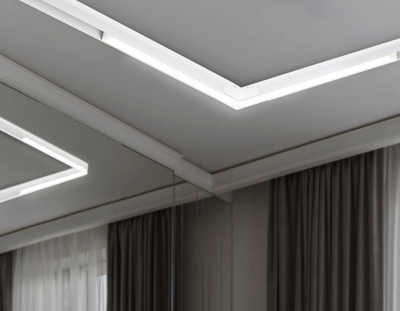 Светильник светодиодный угловой для шинопровода Magnetic GL 3981 WH белый IP20 24W 4200K 48V 300*300*45